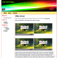 безкоштовний HTML5 шаблон vidvidvideo