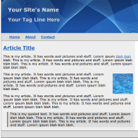 безкоштовний HTML5 шаблон 2simpleblue